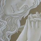 Contemporary painting made by mural artist Oxana Sytnik