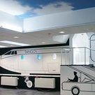 Corporate art for office walls and ceiling